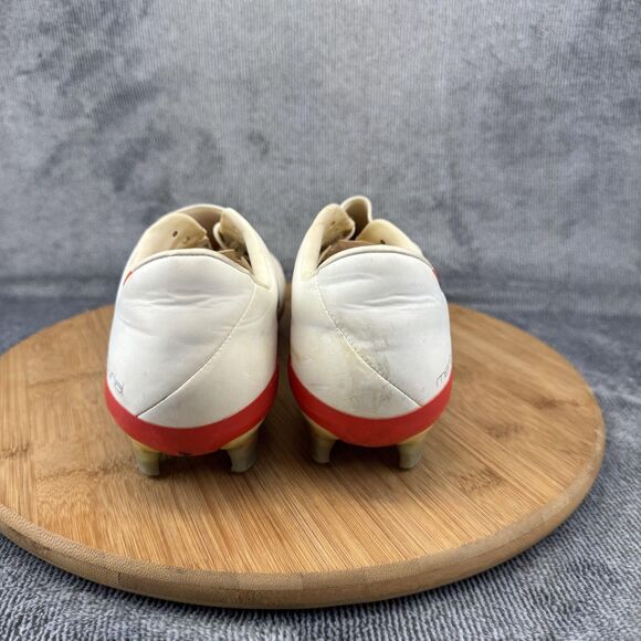 Nike Mercurial Vapor Soccer Shoes Womens Size 9 White Red FG Cleats 354723-108 - Picture 5 of 11